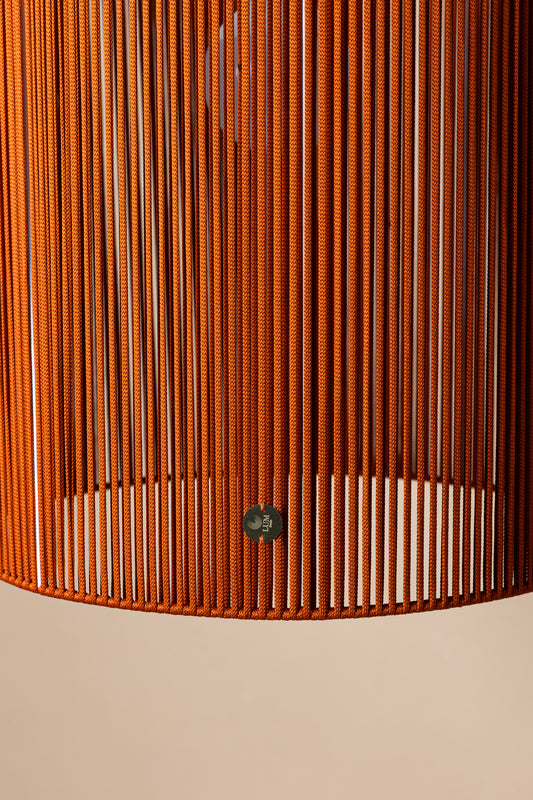 LUM01 — Paralume cilindrico 40 cm - terracotta