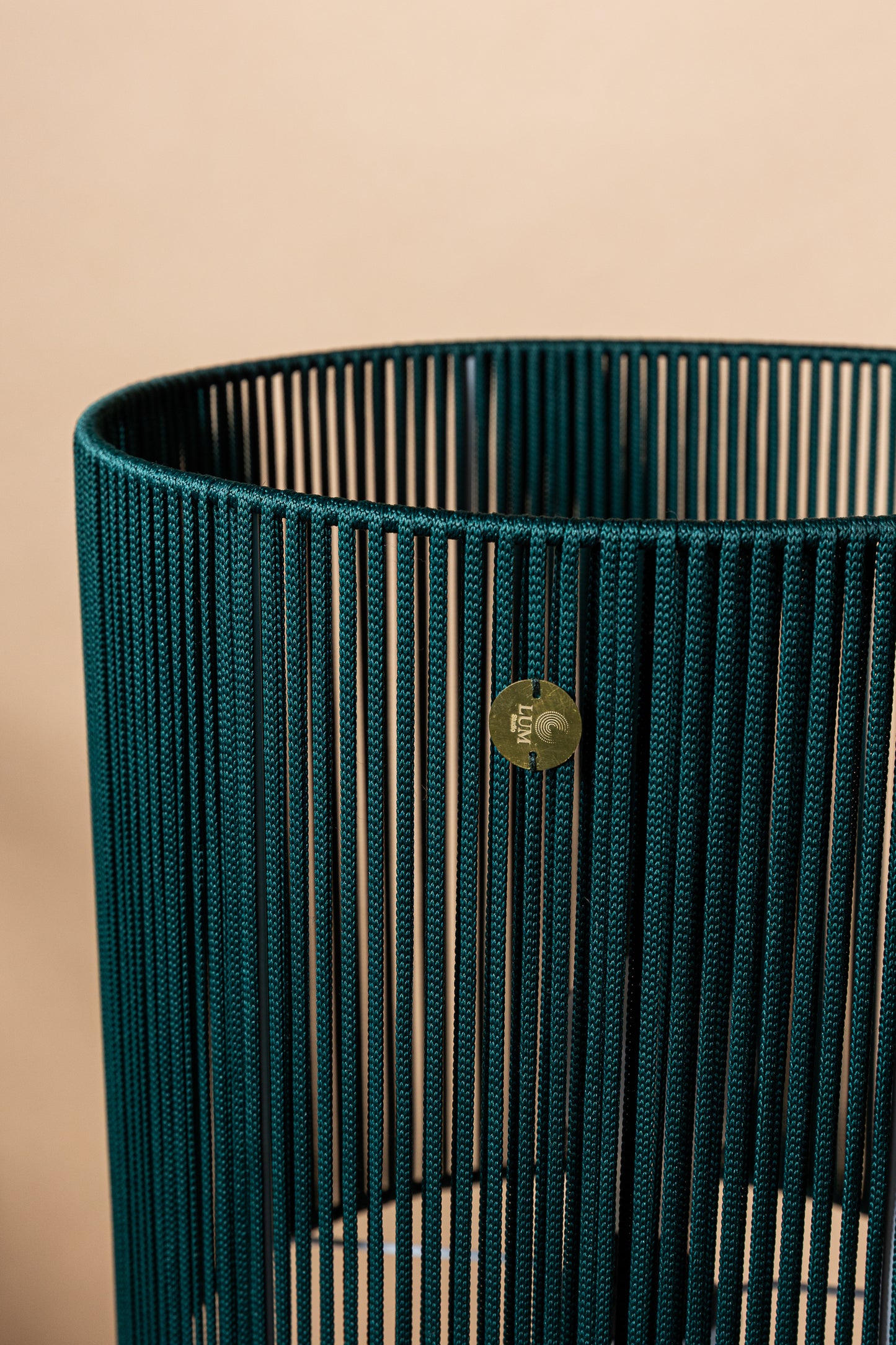 LUM02 — Paralume cilindrico 30 cm - verde scuro