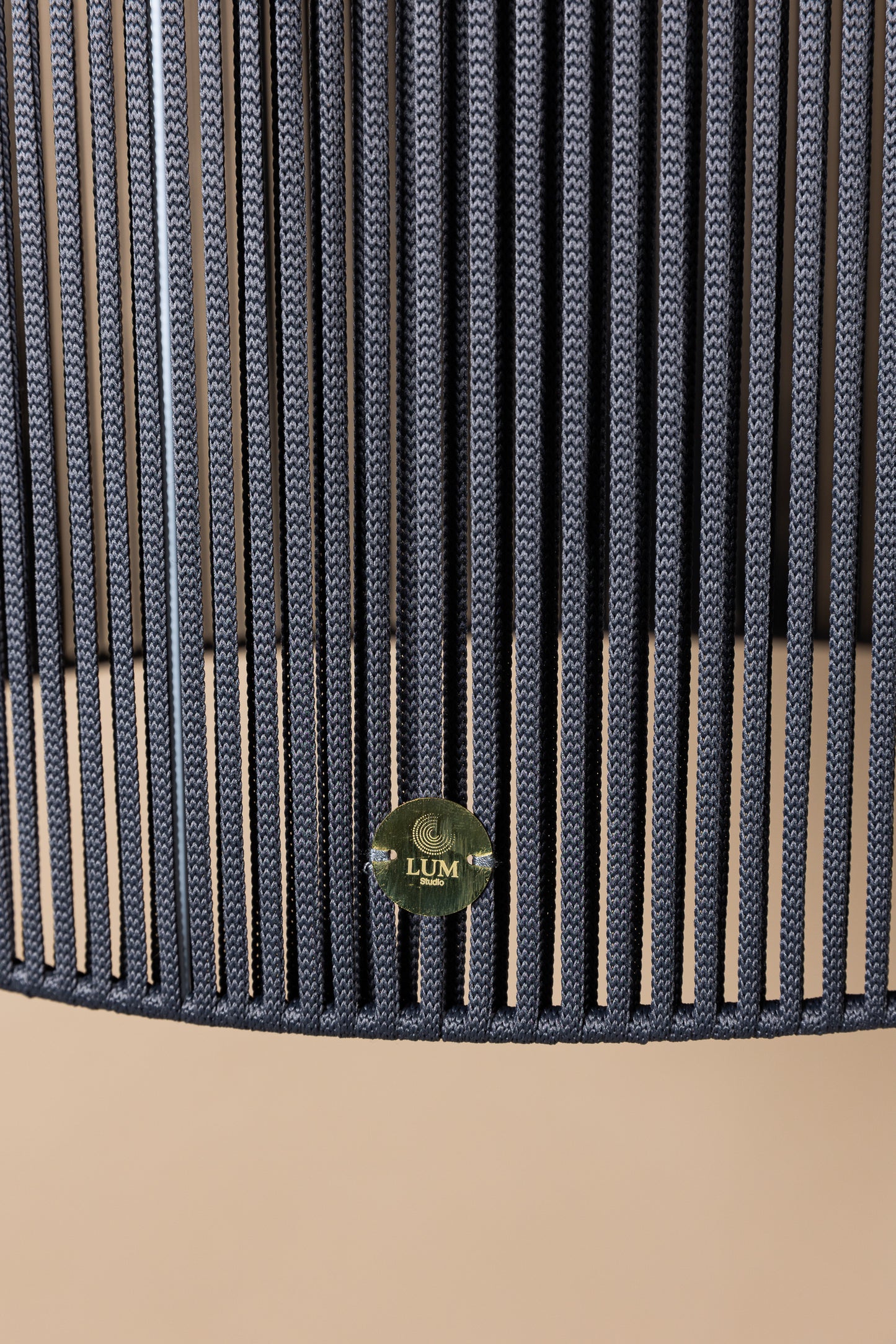 LUM01 — Paralume cilindrico 40 cm - antracite