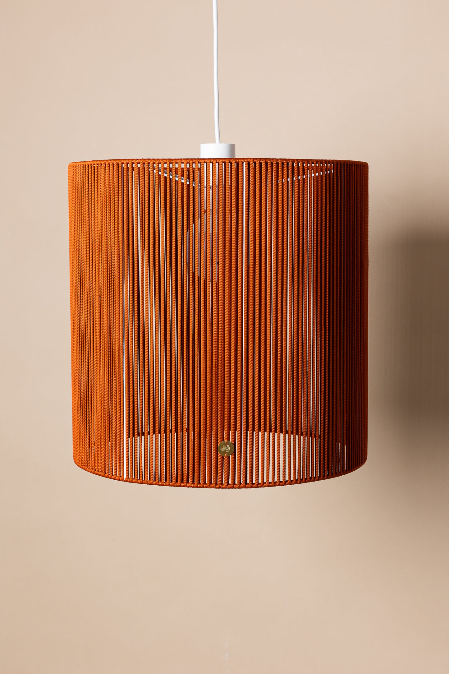 LUM01 — Paralume cilindrico 40 cm - terracotta