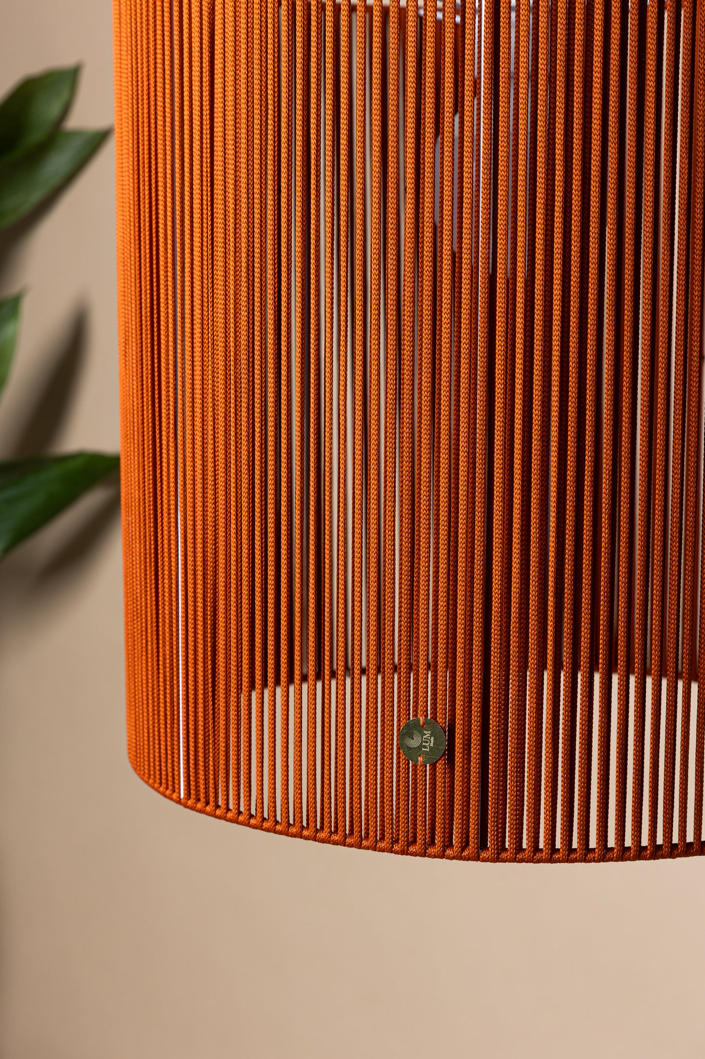 LUM01 — Paralume cilindrico 40 cm - terracotta