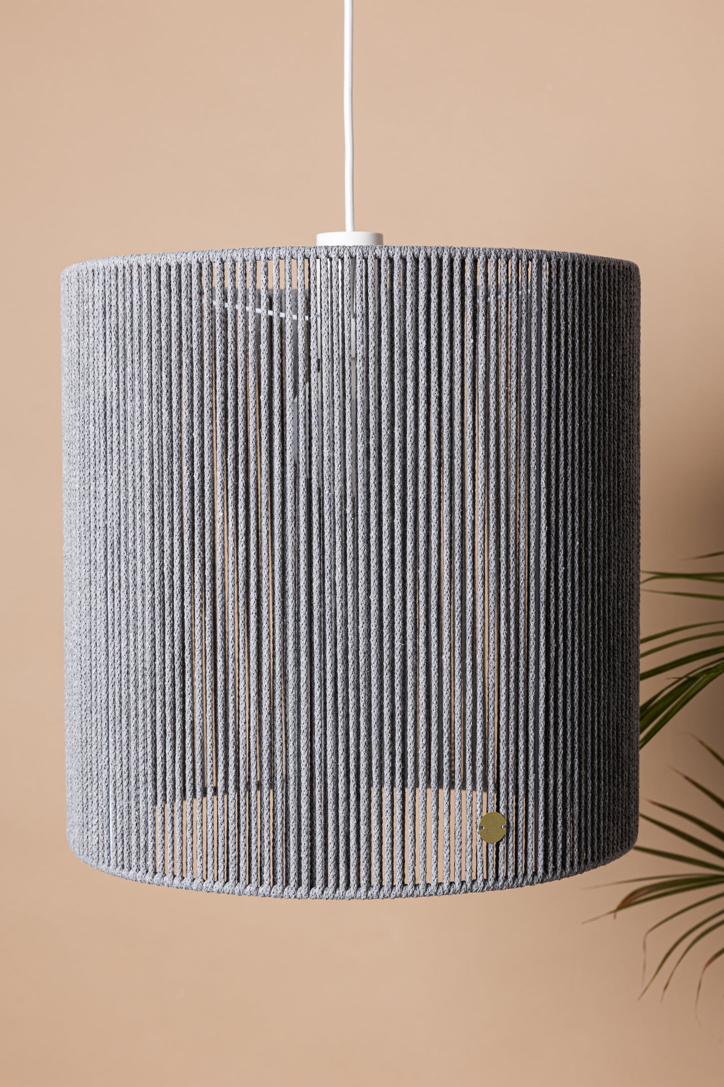 LUM01 — Paralume cilindrico 40 cm - grigio scuro