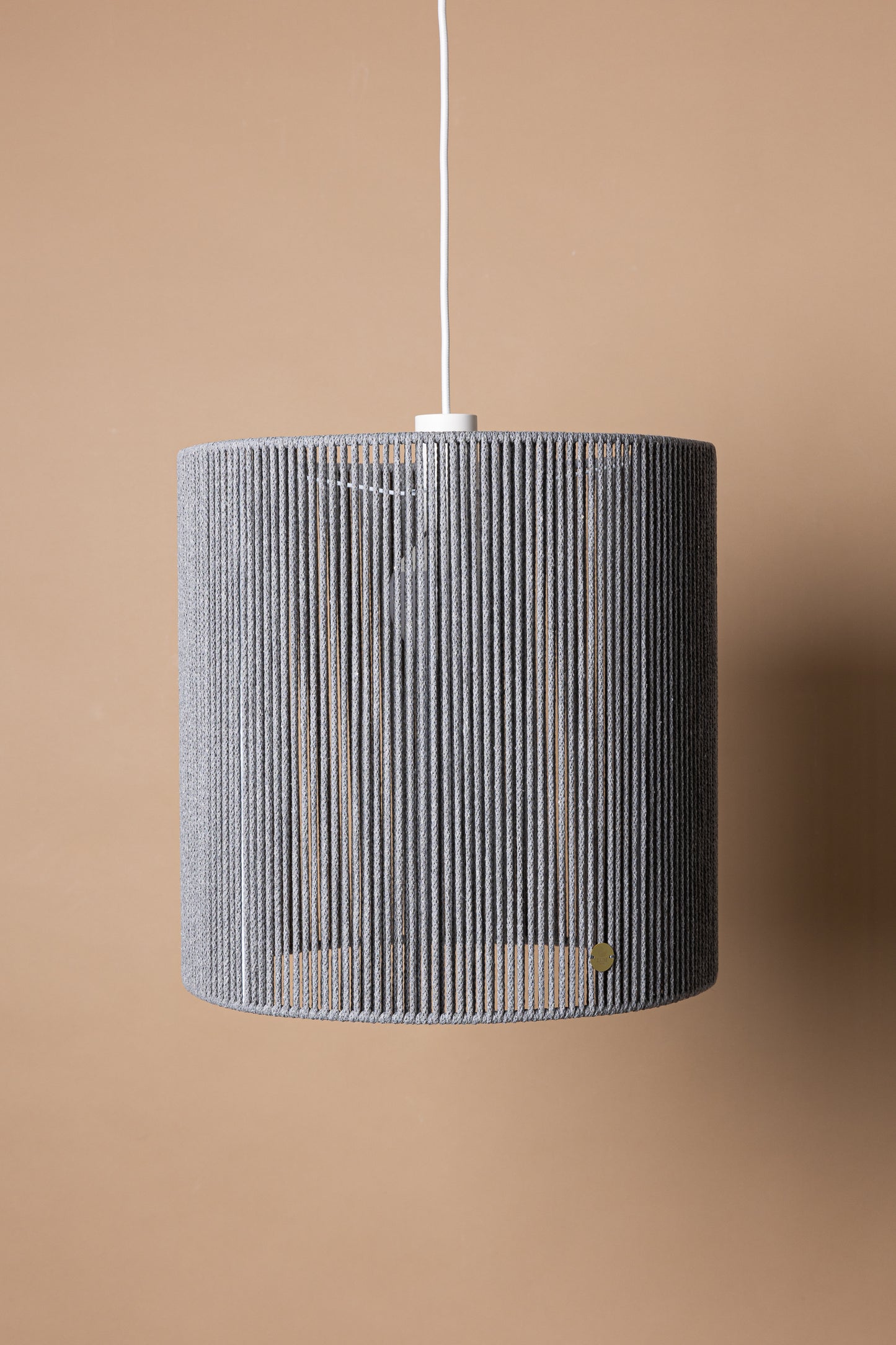 LUM01 — Paralume cilindrico 40 cm - grigio scuro
