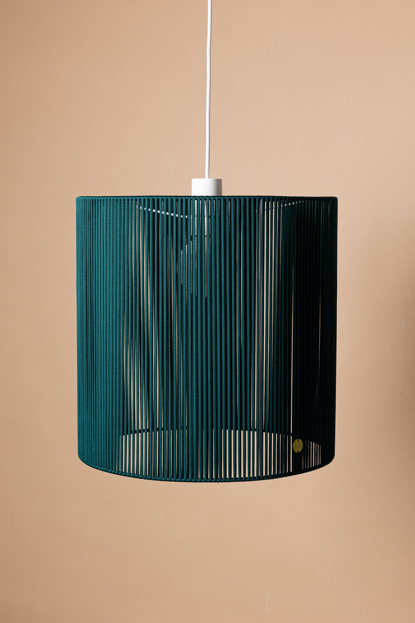 LUM01 — Paralume cilindrico 40 cm - verde scuro