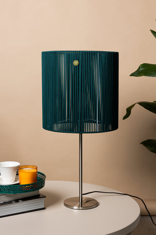 LUM02 — Paralume cilindrico 30 cm - verde scuro