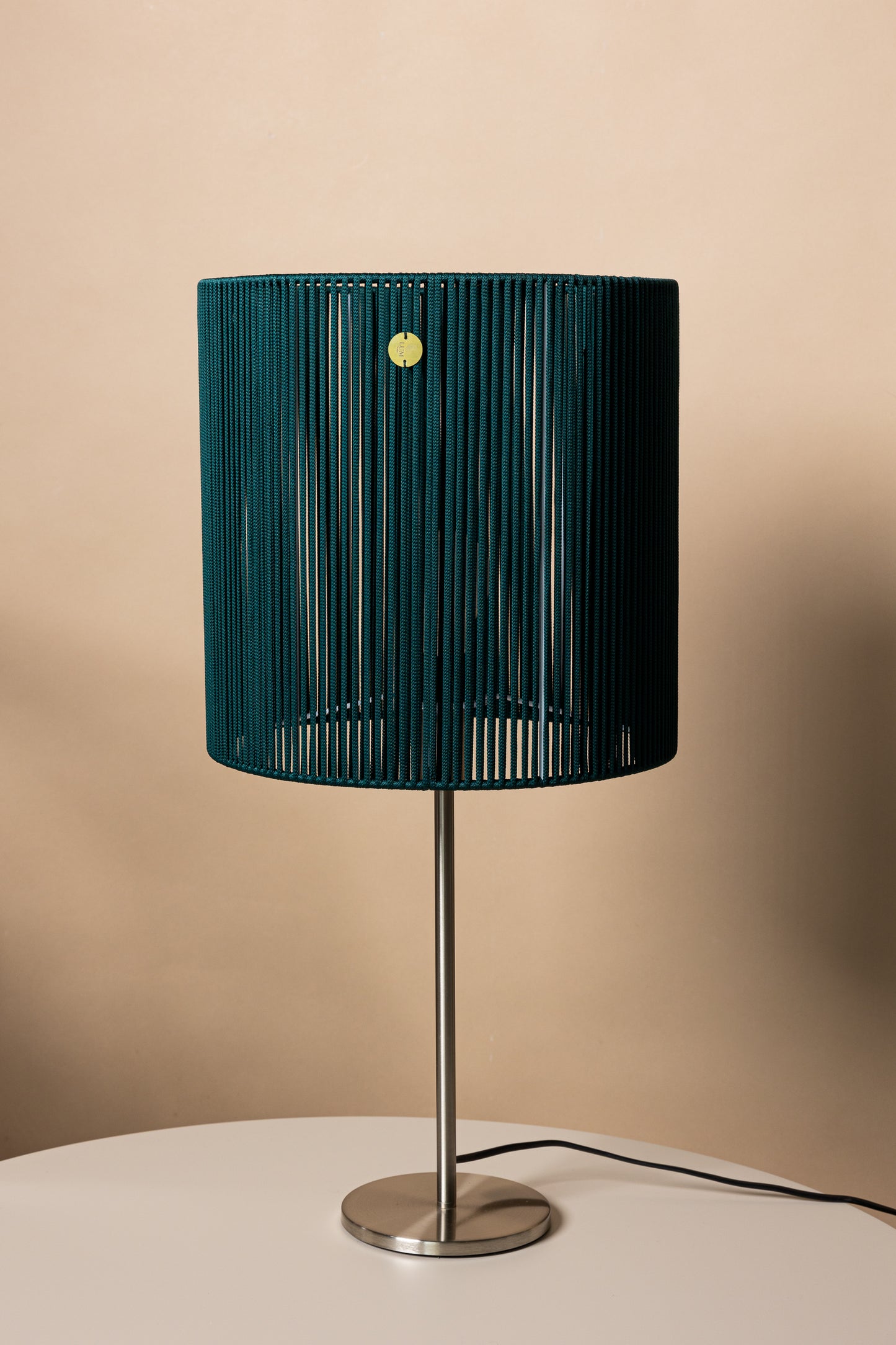 LUM02 — Paralume cilindrico 30 cm - verde scuro