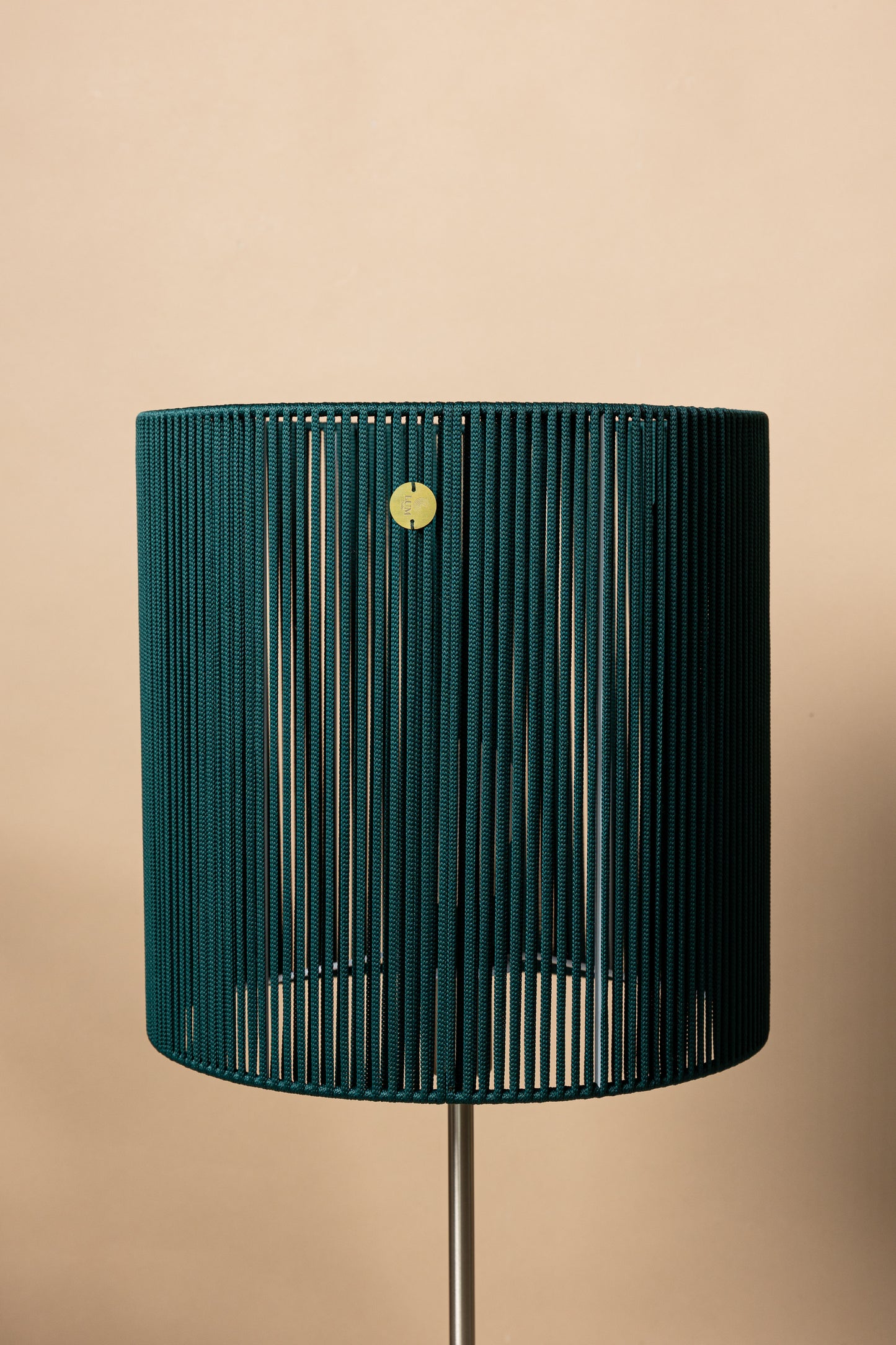 LUM02 — Paralume cilindrico 30 cm - verde scuro