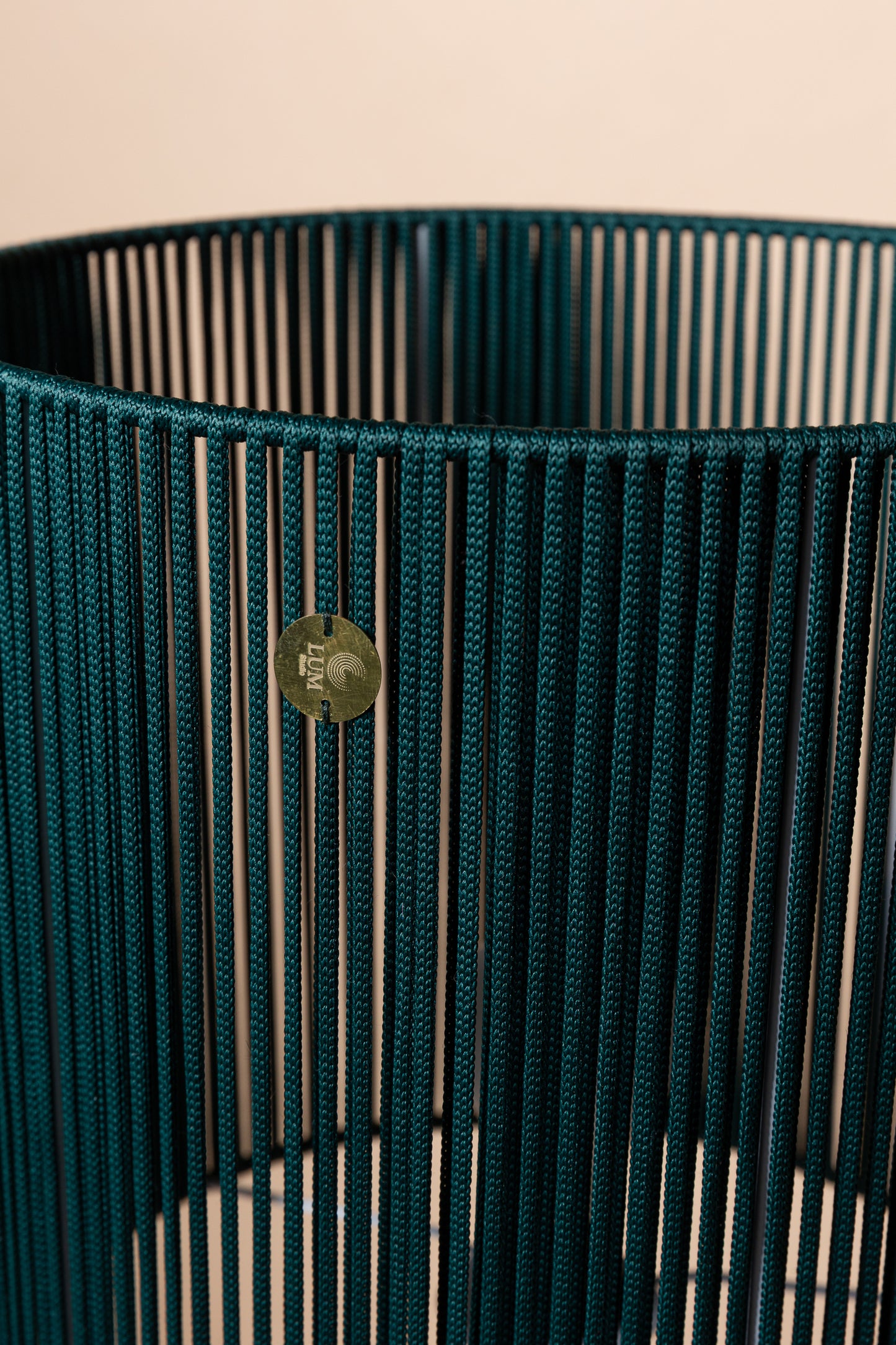 LUM02 — Paralume cilindrico 30 cm - verde scuro