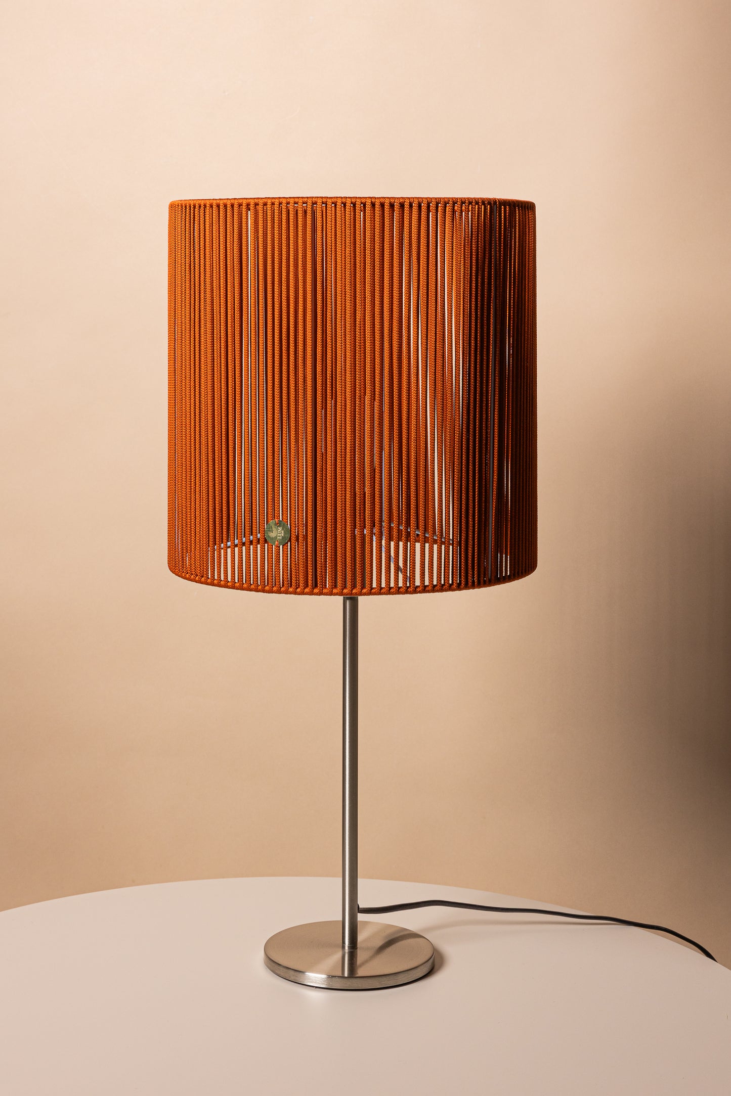 LUM02 — Paralume cilindrico 30 cm - terracotta