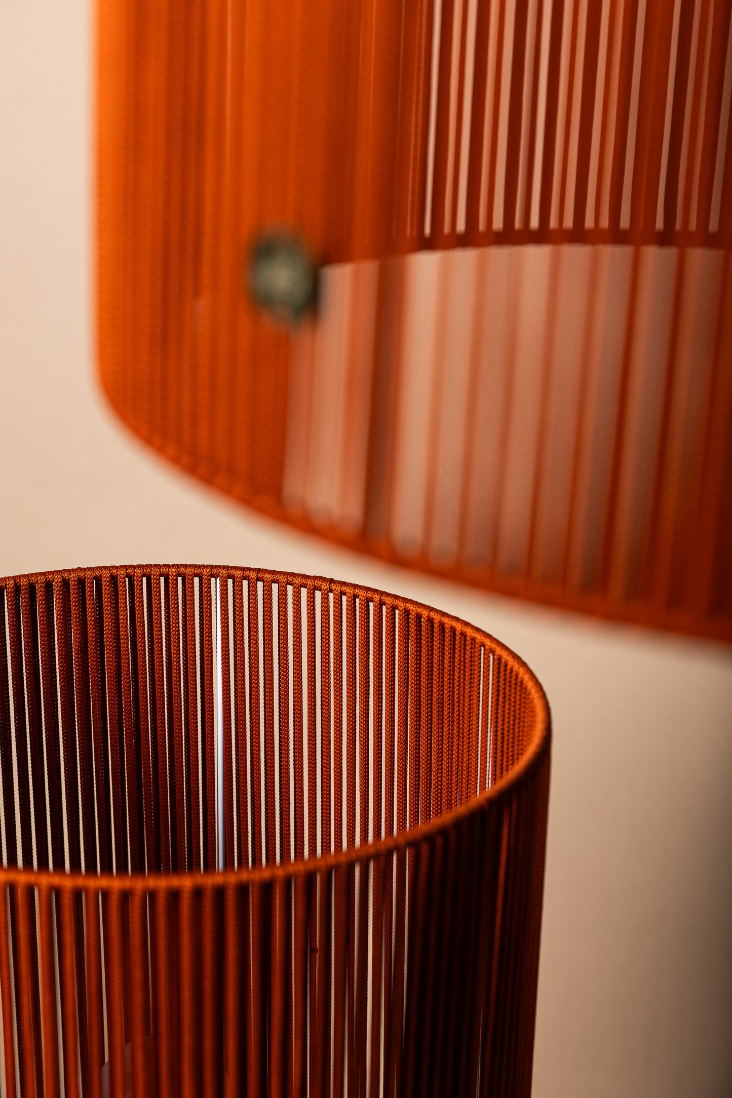 LUM02 — Paralume cilindrico 30 cm - terracotta