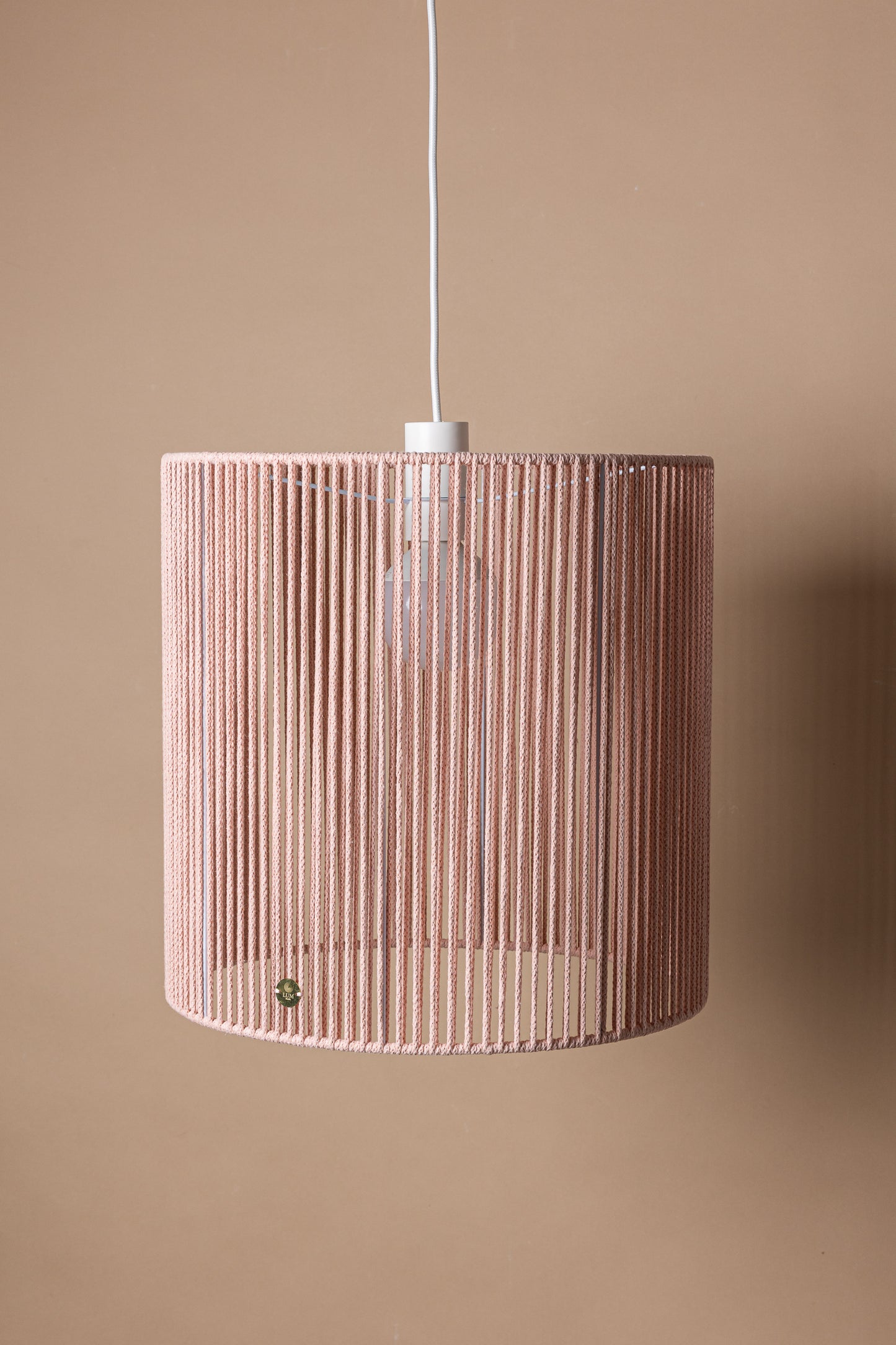 LUM01 — Paralume cilindrico 40 cm - rosa