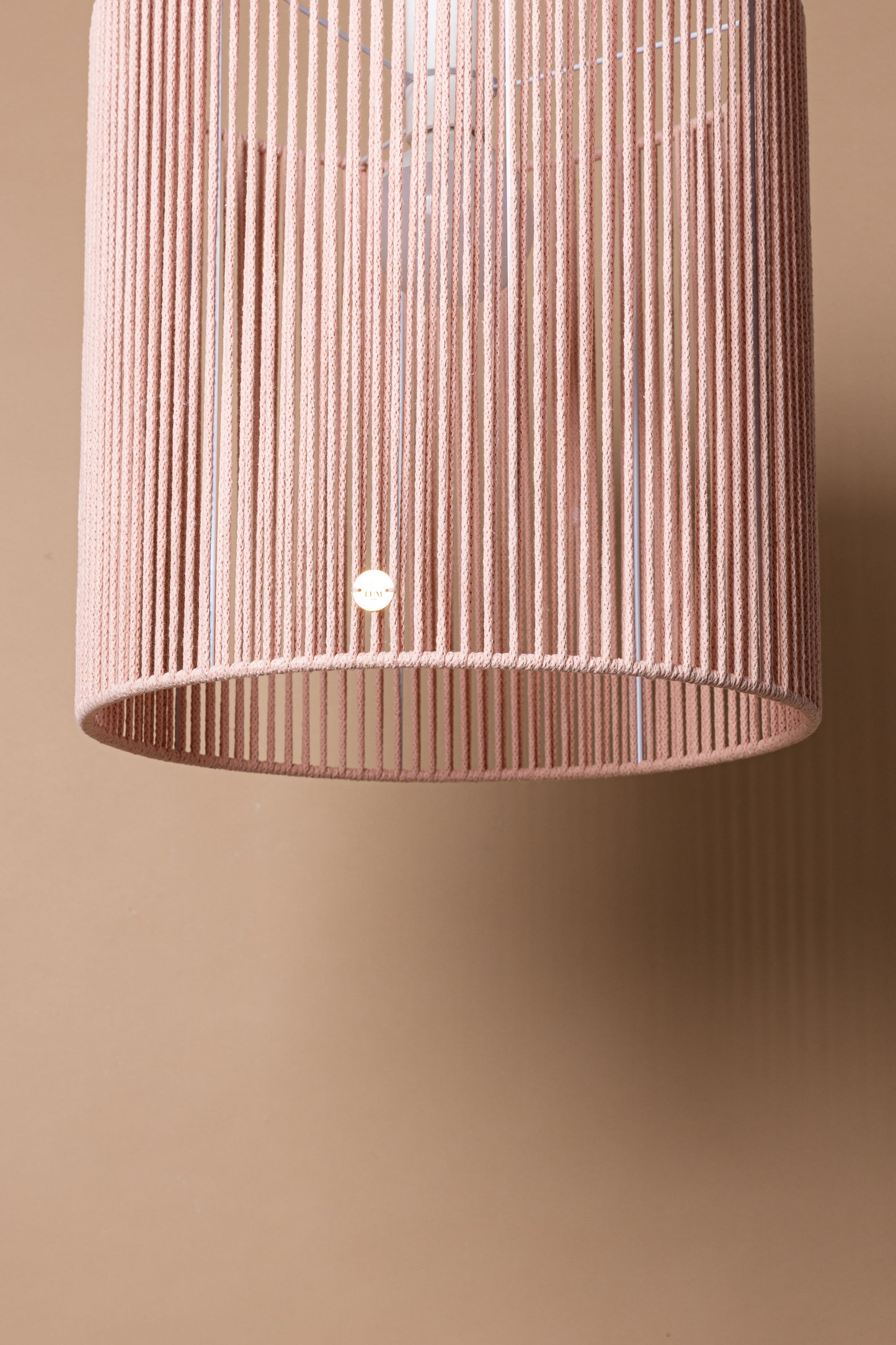 LUM01 — Paralume cilindrico 40 cm - rosa