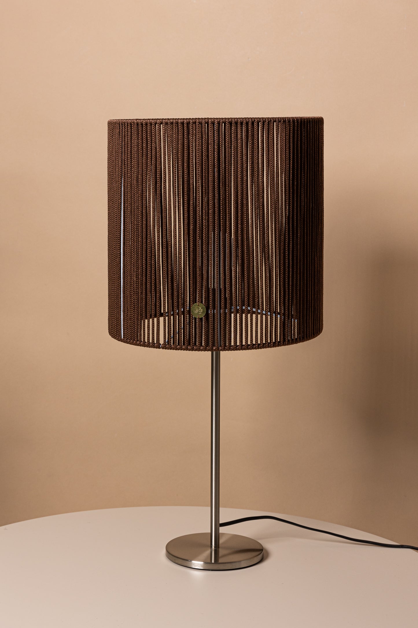 LUM02 — Paralume cilindrico 30 cm - caffè