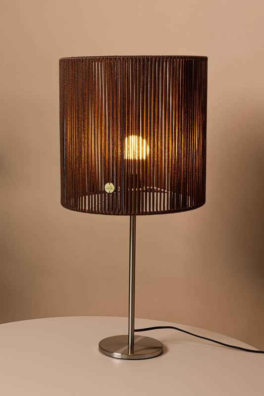 LUM02 — Paralume cilindrico 30 cm - caffè