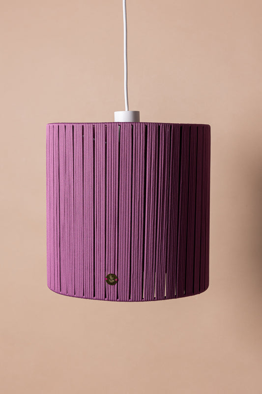 LUM02 — Paralume cilindrico 30 cm - malva