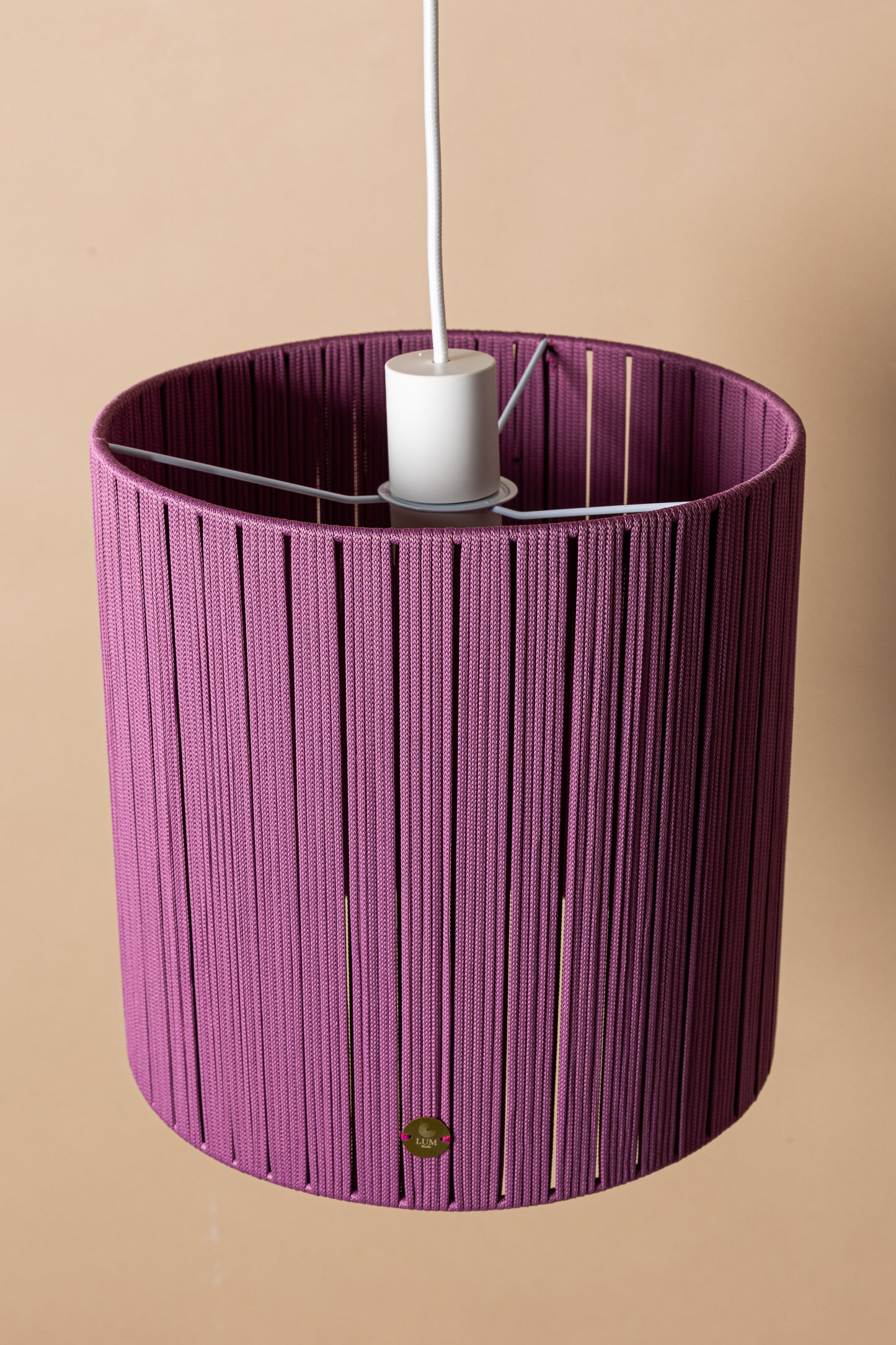LUM02 — Paralume cilindrico 30 cm - malva