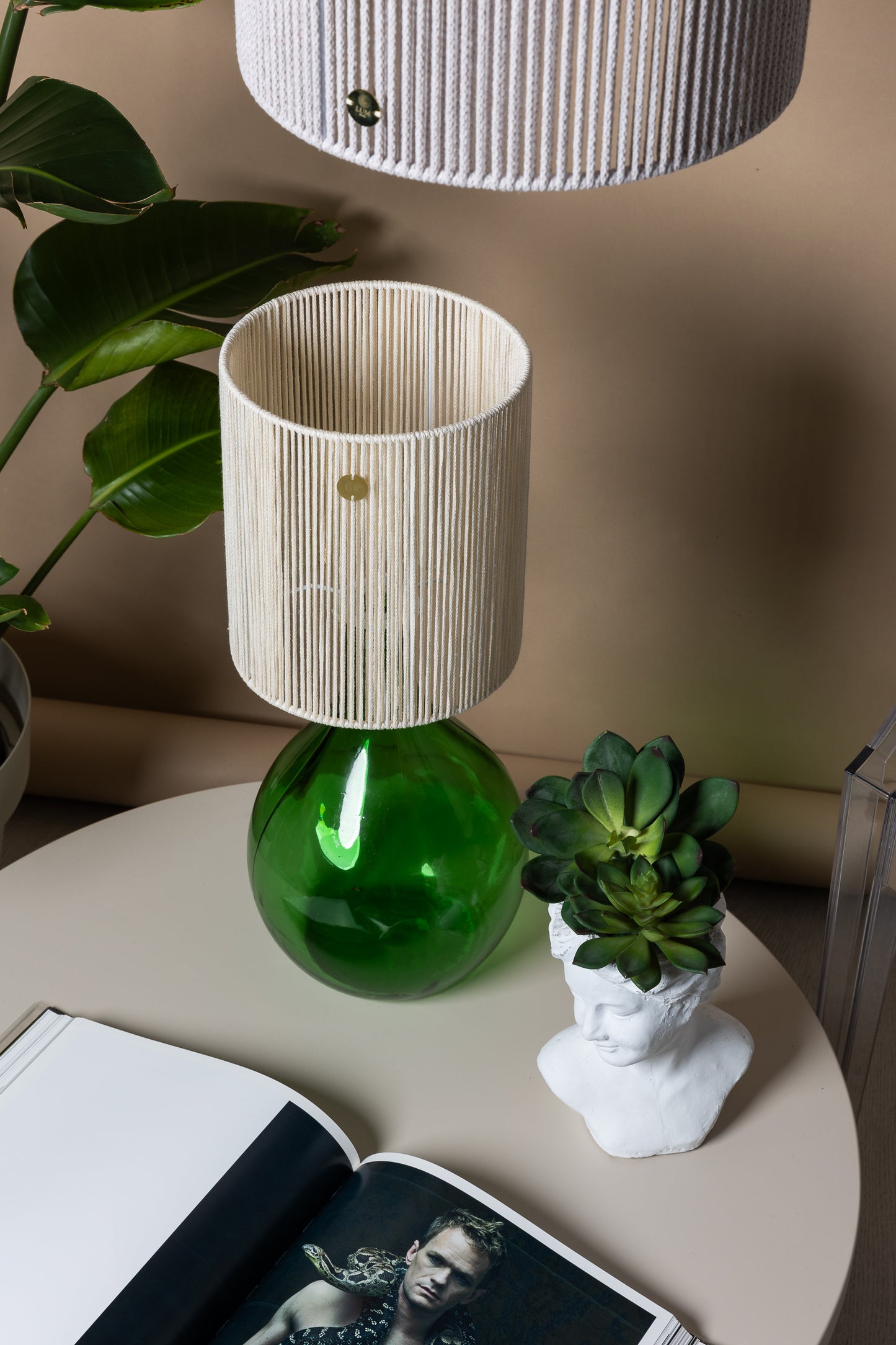 LUM06 — Paralume cilindrico 20 cm - beige