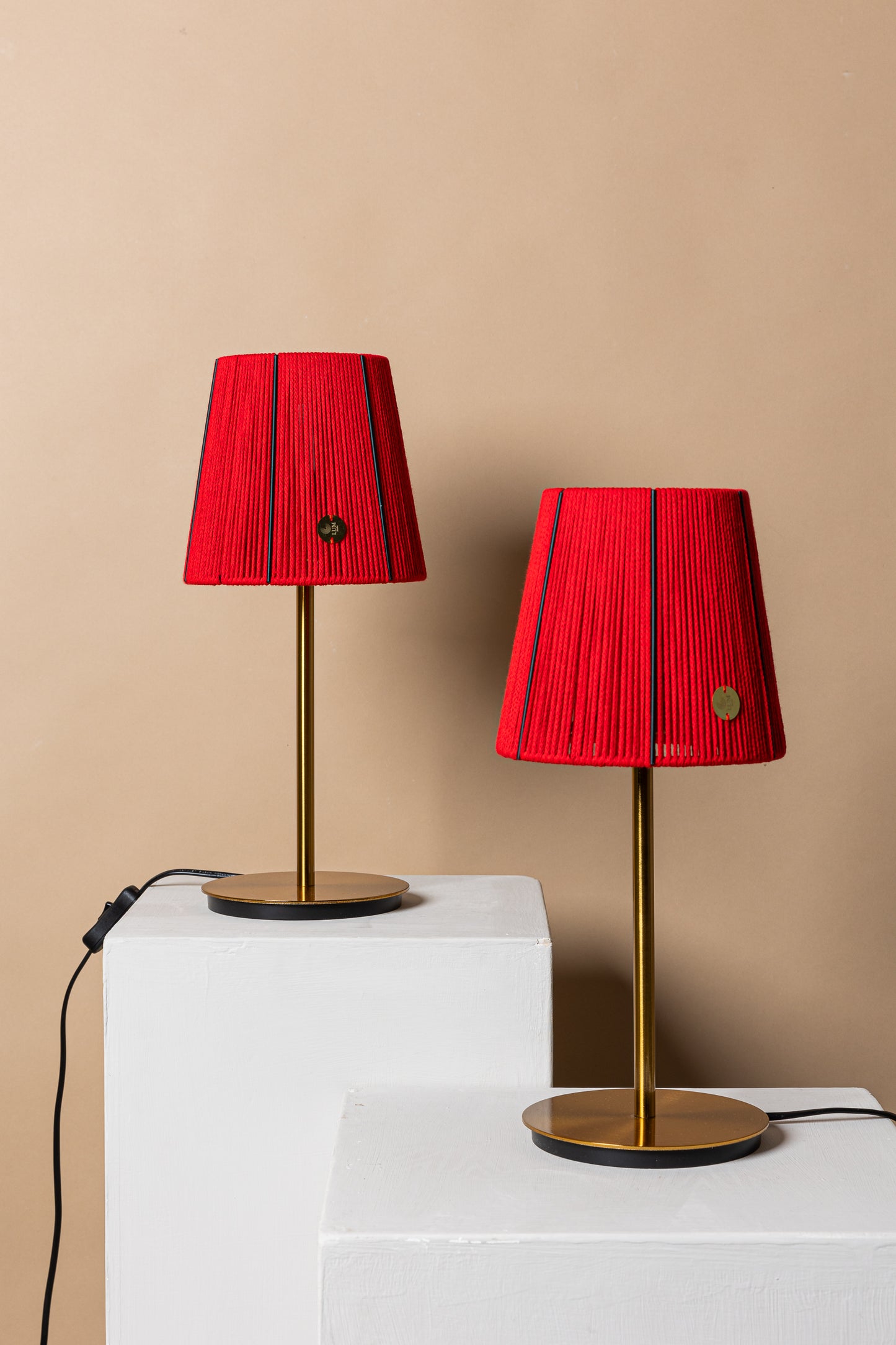 LUM07 — Paralume conico 17 cm - rosso
