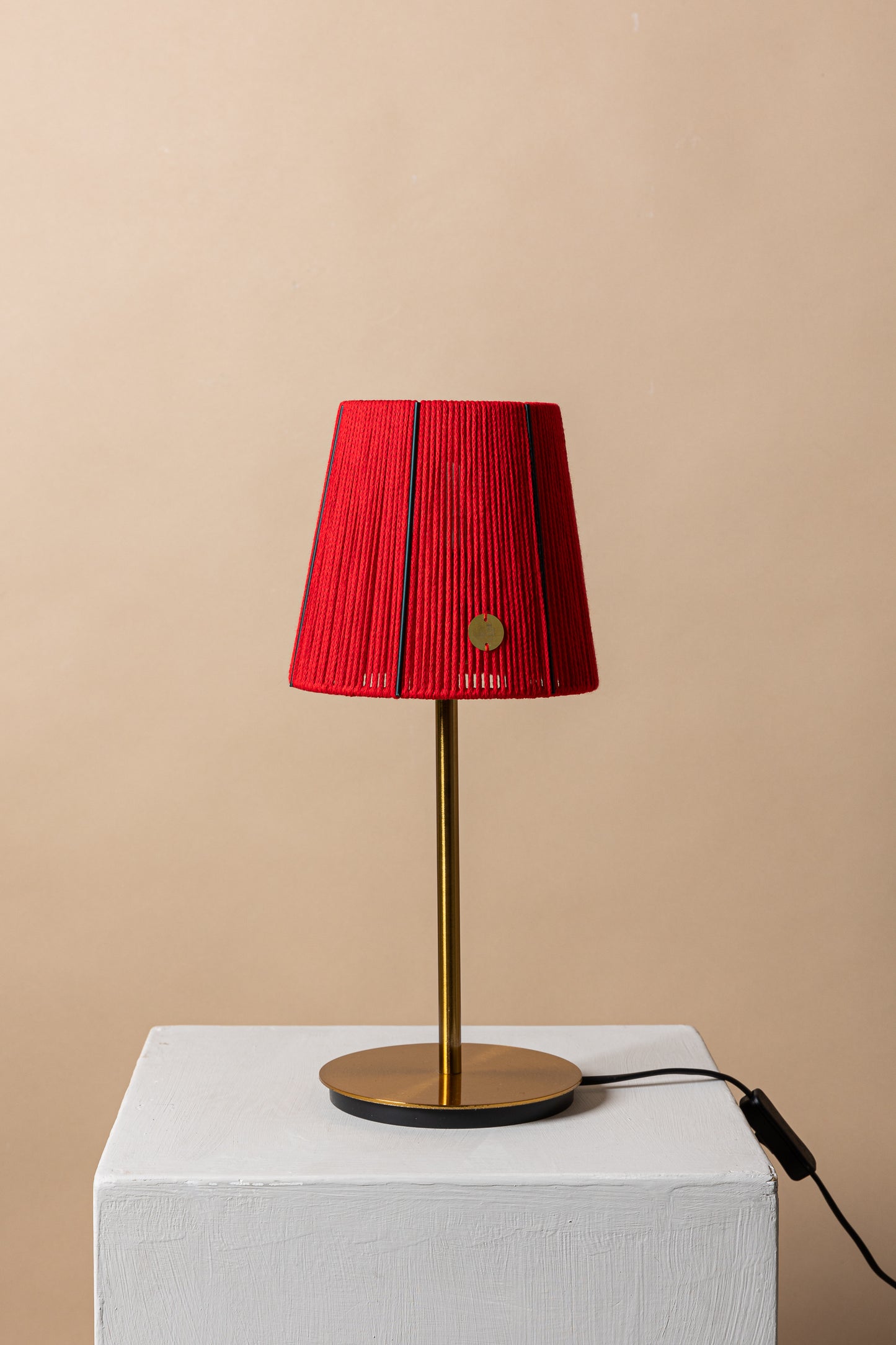 LUM07 — Paralume conico 17 cm - rosso
