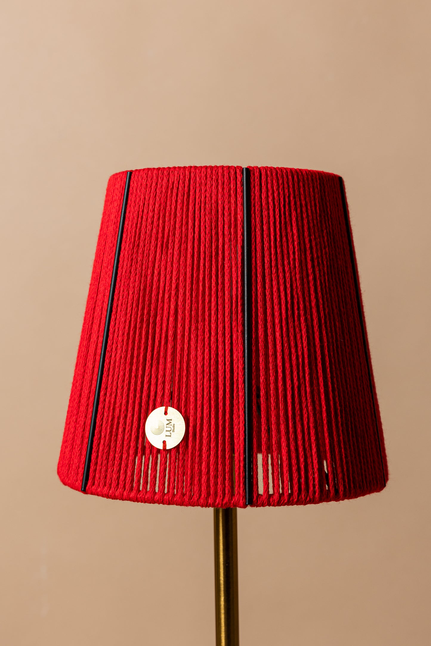 LUM07 — Paralume conico 17 cm - rosso
