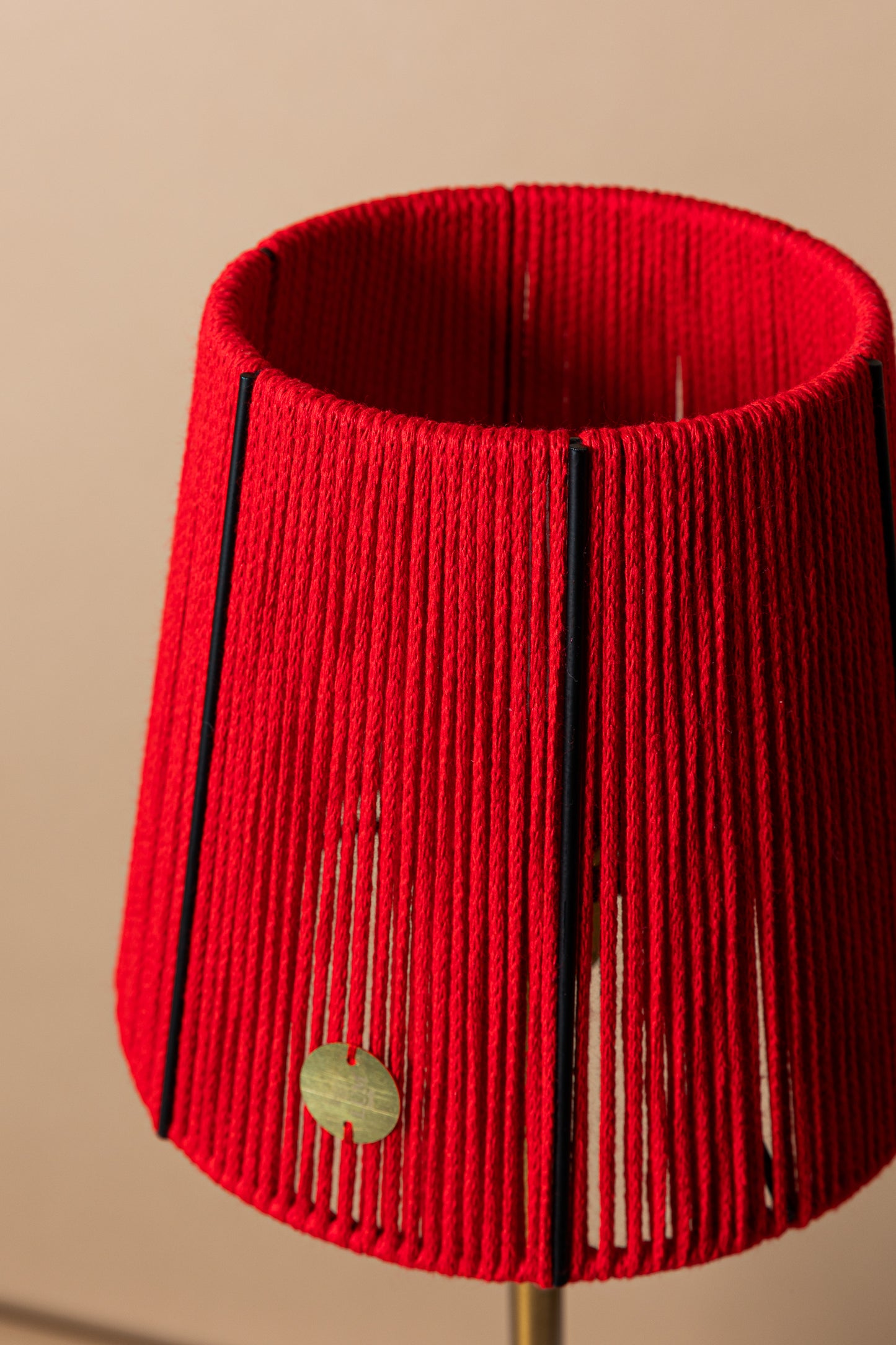 LUM07 — Paralume conico 17 cm - rosso