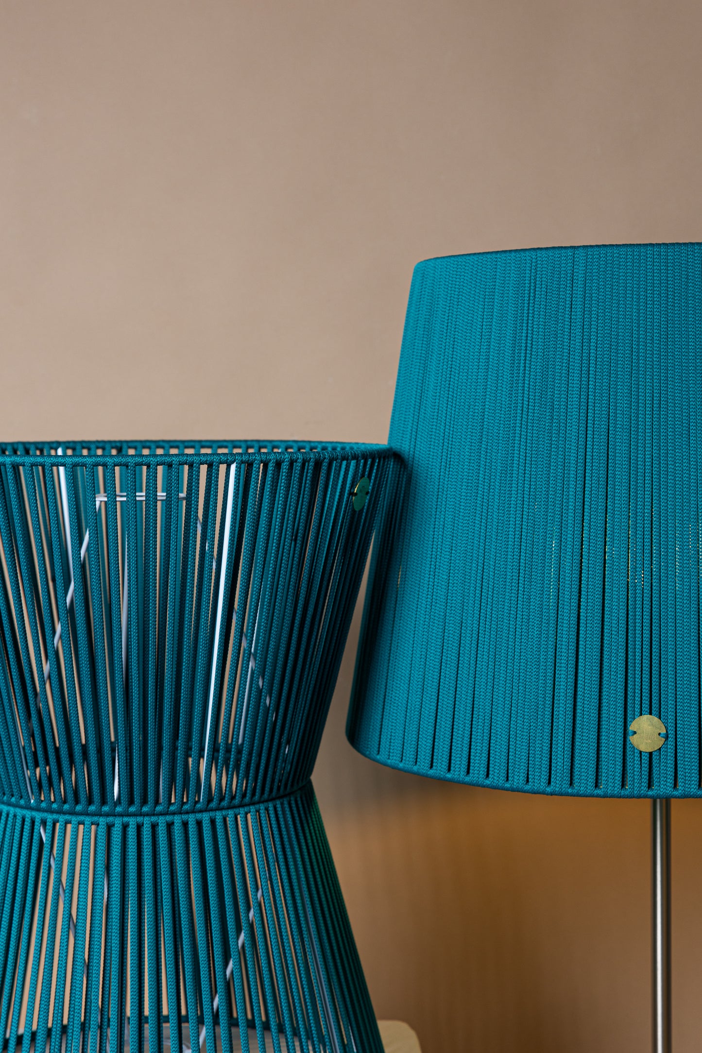 LUM05 — Paralume conico 30 cm - ottanio