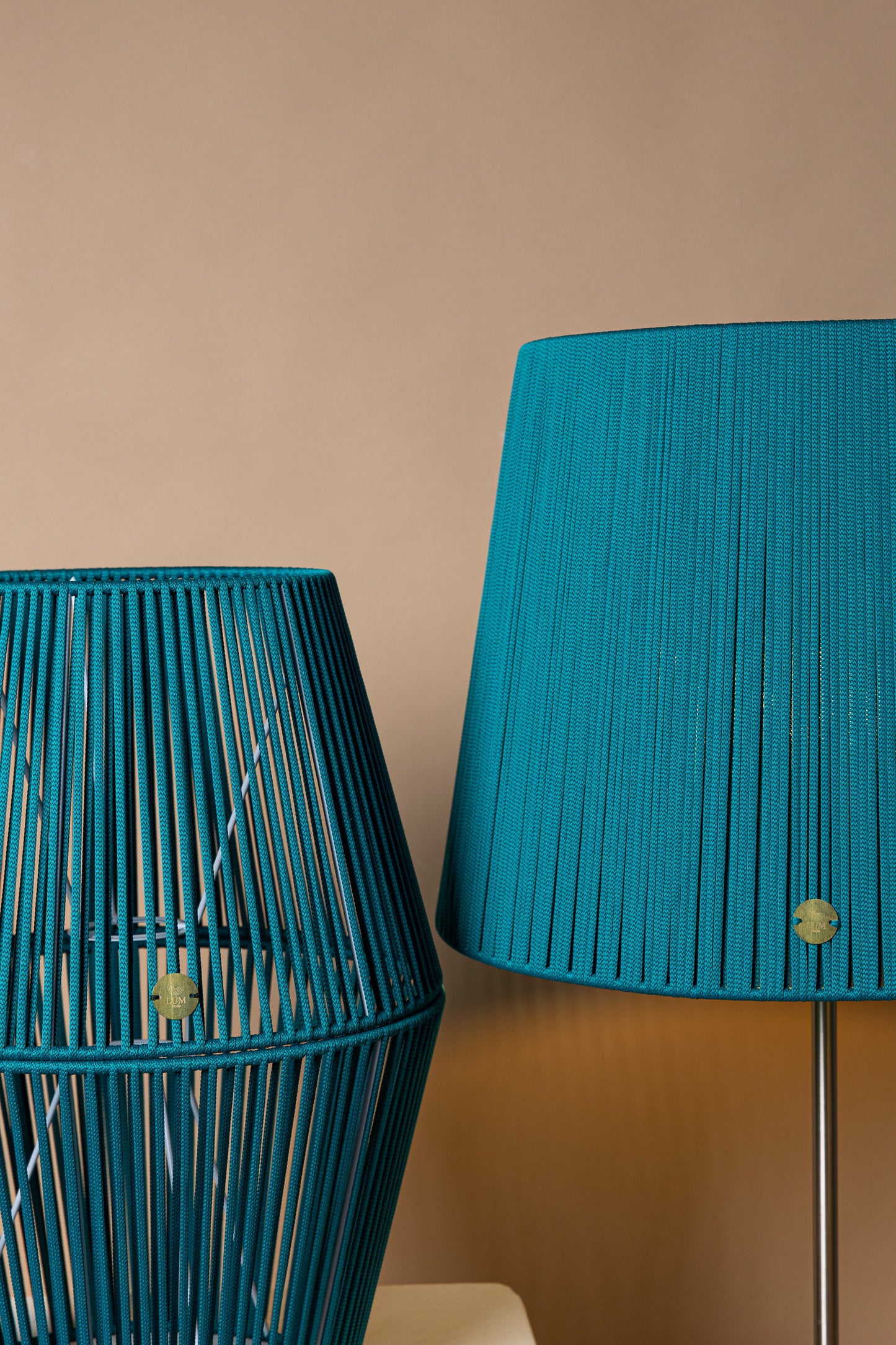 LUM05 — Paralume conico 30 cm - ottanio