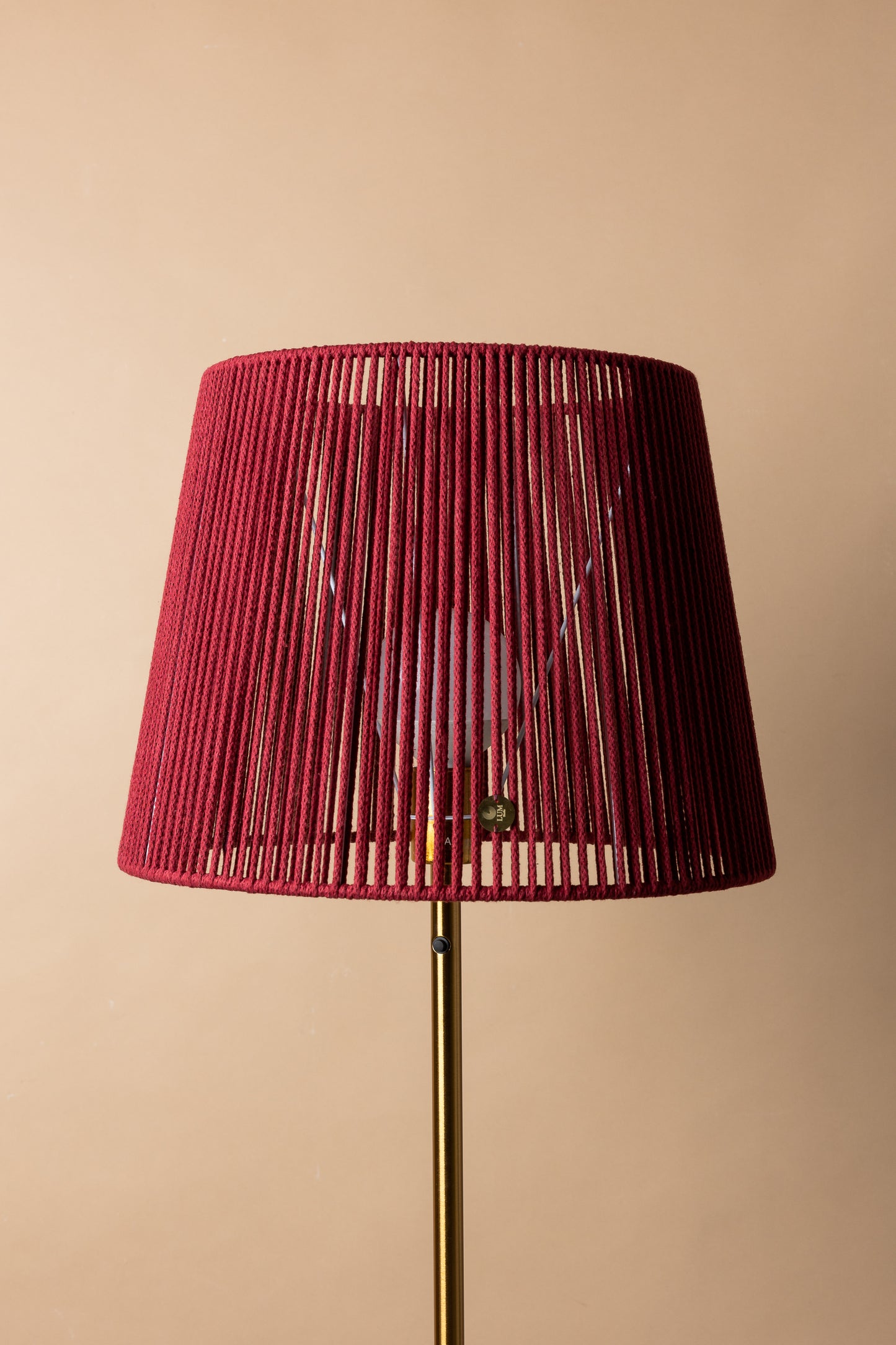 LUM03 — Paralume conico 40 cm - burgundy